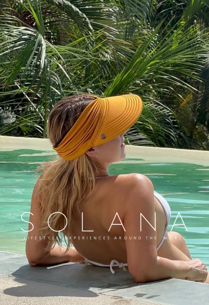 CARTAGENA NOIR, Tuscany Sun & Black SOLANA Visor