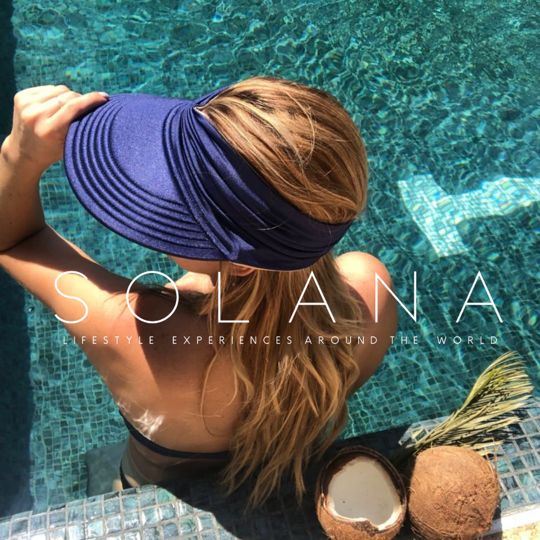 MYKONOS,  Royal Blue & Beige