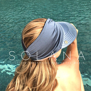SANTORINI,  Denim Blue & Beige